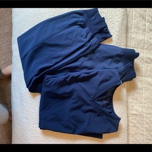 greys anatomy barco joggers set navy blue